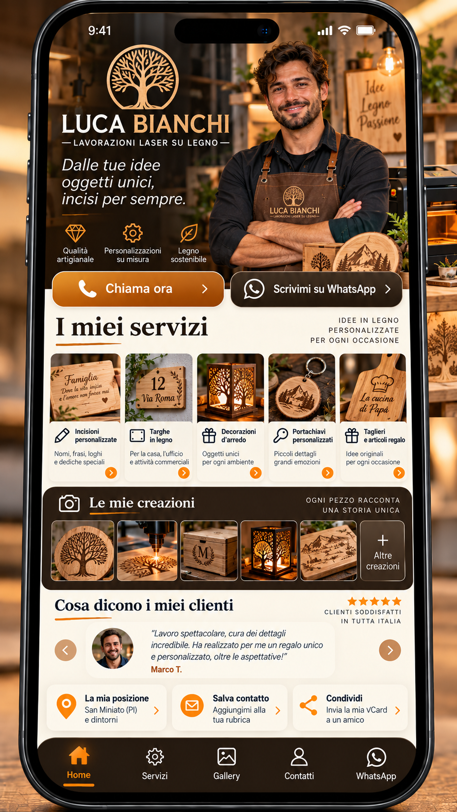 Mockup di riferimento Luca Bianchi